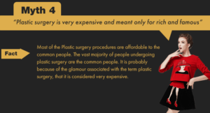 Plastic surgery is affordable to common people. 
